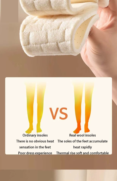 wool insoles, winter insoles, shoe inserts, natural insoles, best insoles for cold weather