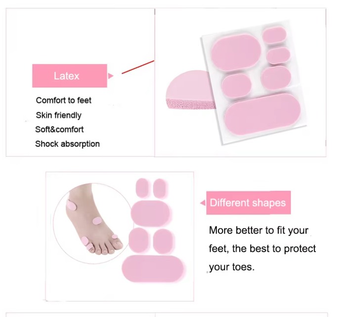 BiotechCare Corn Cushions – Multi-Size Adhesive Pads for Corn & Callus Relief.